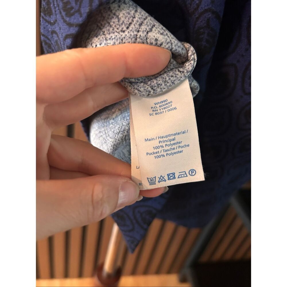 Boden Easy Notch Shift Dress with Pockets Carbon Blue Sz 2R - Picture 5 of 8